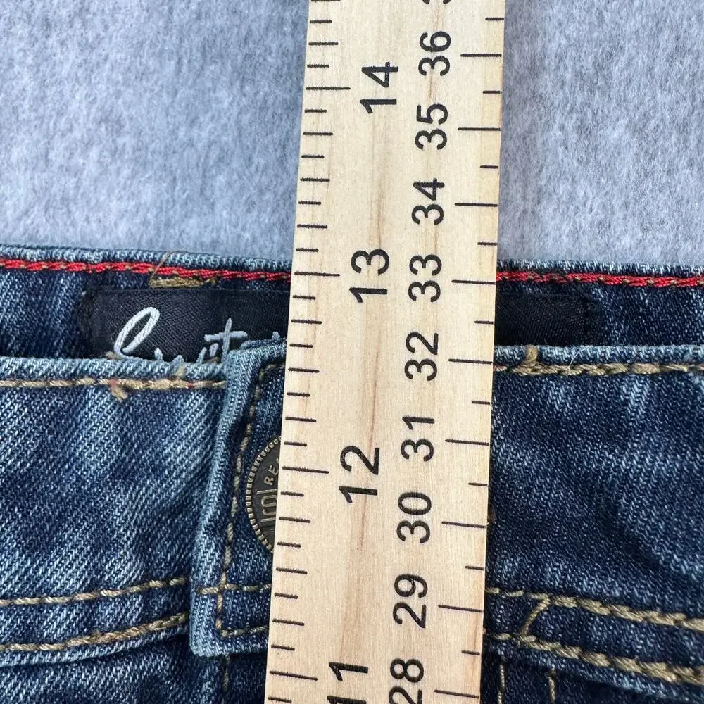 Switch Remarkable Slim Straight Jeans Mens 42/32 Denim Distressed Stonewashed